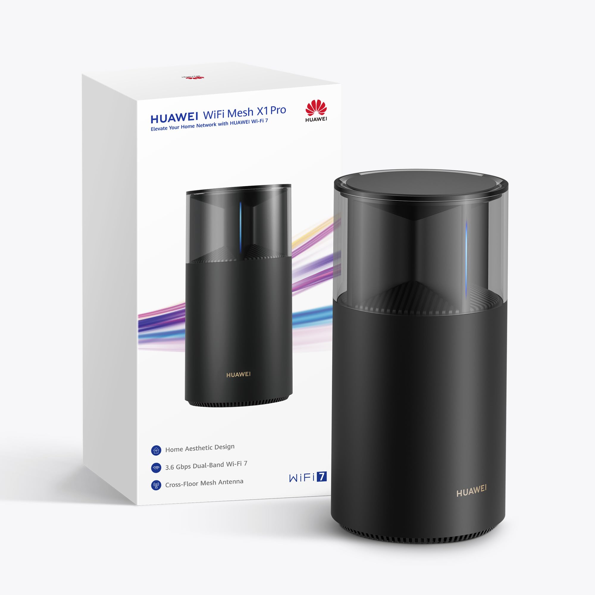 HUAWEI WiFi Mesh Router X1 Pro, Wi-Fi 7 Dual-band a 3,6 Gbps, Antenna